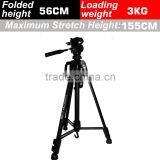 Professional Aluminum Digital Camera Flexible Video Camera Tripod