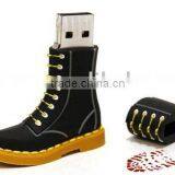 Shoes Shape Leather Usb Stick
