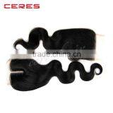 in Stock Virgin Hair Lace Closure, China Market 100 Human Hair Cheap Brazilian Hair Lace Closure thumbnail-3