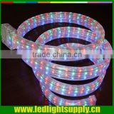 high lumen led 5 wires flat rope light led christmas lights outdoor for bar hollow rope light