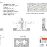 35mm Cup 105 Degree Hydraulic Stainless Steel Cabinet Hinge thumbnail-2