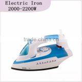 Hot sale plastic vertical electrical steam iron 2000-2200W