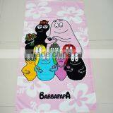 2015 HOT Sell 100% Cotton Silk Screen Printing Cartoon Baby Beach Towel Household Baby Bath Towel thumbnail-2