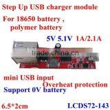 Mobile Usb Charger Pcb Board Dual Output 5v 1a 1000ma 2.1a Power Bank Printed Circuit Diagram for 18650 Polymer Battery