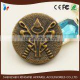Custom Dragonfly Logo Metal Like Plastic Button for Coat