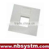 Face Plate 1 Port, French Type, Size:45x45mm