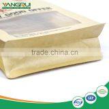 Kraft Paper Bag for Food Recyclable Flat Bottom Pouch thumbnail-5