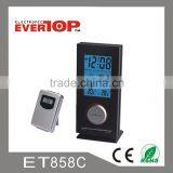 Cheap Wireless Weather Station Clock With Blue Backlight ET858C