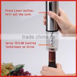Fully Automatic LED light rechargeable electric wine opener corkscrew with foil cutter