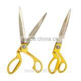 10.5'' Gold Cutter Dressmaking Tailor Shear Scissor Leather Craft Fabric Tool thumbnail-1