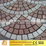 Fan Patterns Granite Cube for Compass Paving Stone