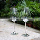 Elegant Pearl Long-stem Wine Glass Crystal Cheap Goblet thumbnail-3