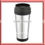 Double Wall Plastic Cup With Stainless Steel Outer thumbnail-1