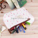 Vintage Flower Floral Pencil Pen Bag Cosmetic Makeup Storage Bag Case Purse thumbnail-5