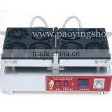 4pcs Commercial Use Non-stick 110v 220v Electric 10cm Flower Heart Cruller Ring Donut Machine