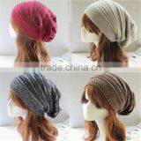 Colorful Slouch Solid Color Crochet Beanies Knitted Hat for Lovely Girls thumbnail-1