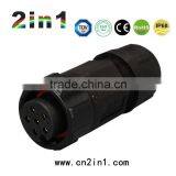 SK19-6P IP67 Soldering Electric Cable Wire Waterproof Connector thumbnail-2