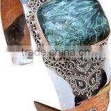 Silver Jewellery Asscher Cut Engagement Earrings Women Yellow Diamond Bracelets thumbnail-1