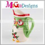Wholesale Ceramic Decor Art Ceramic Owl Milk Jar thumbnail-1