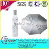 Promotional Customized Wine Bottle Umbrella Manual Open Folded Umbrella Made in China thumbnail-5