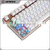88 keys 7 colors led backlight metal cover mechanical gaming keyboard