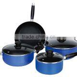 7pcs Aluminum Nonstick Cookware Set thumbnail-1