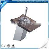 2015 New Sale Bathroom Glass Waterfall Faucet thumbnail-1