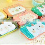 Lovely Package Small Metal Hinged Lid Tin Box