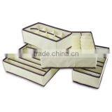 HOt! Foldable 4 PCS Set Nonwoven Storage Boxes/Cloth Organizer (BBK098)