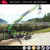 3tonne Atv Log Trailers With Crane CE Certificate thumbnail-3
