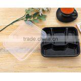 Plastic Takeaway Microwave pp Biodegradable Tableware 5 Compartments Food Container thumbnail-5