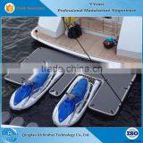 Durable DWF Drop Stitch Inflatable Floating Docks Pontoon for Sale thumbnail-2