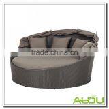 Double Bed With Polyester Fabric Mattress And 2 Pillows With Cover Top thumbnail-2