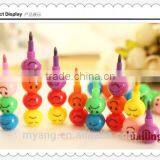 Lovely Expression Non-toxic Plastic Haw Shaped 7 Colored Crayons thumbnail-6