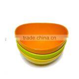 Simple Design Plastic Salad Bowl With Lid of New Material PLA
