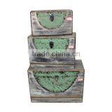 Wooden Old Style Storage Box Wooden Distressed Box Cheap Wooden Boxes thumbnail-3