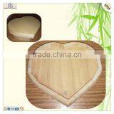 Heart Shape Flip Top Magnetic Catch Wood Box thumbnail-6