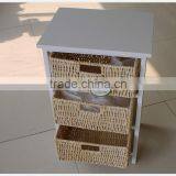 2015 New Arrival Top Grade Handmade Unfinished Wooden Cabinet With 3 Drawers thumbnail-4