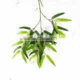 SJ070909 Silk Print Decorative Bamboo Tree Leaves for Garden Arrangement thumbnail-4