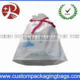 Plastic Polyester Drawstring Bags for Shopping Clothing Packing thumbnail-2
