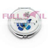 Compact Mirror Pocket Mirror With Beautiful Lid thumbnail-1