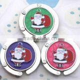 Cute Beautiful Round Shape Bag Hook Add Diamond thumbnail-1