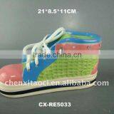 Electroplated Money Bank With Shoe Shape thumbnail-1