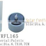 Decorative Plastic Cup Flameless Led Solar Candle Light thumbnail-1