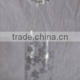 Custom Flower Printing 300ml Glass Juice Jar With Clip Top Rail thumbnail-1