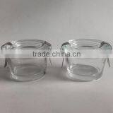 Wholesale 70 ml Small Transparent Glass Bowl With Clip Lid,glassware thumbnail-3