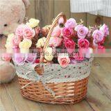 Wholesale Handmade ECO-friendly Home and Garden Decoration Flower Basket thumbnail-2