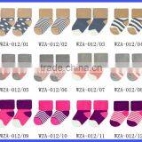 Hot Pink White Stripe Fashion Design Baby Socks Wholesale Cotton Girl Socks thumbnail-6