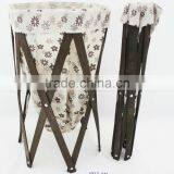 Canvas Foldable Laundry Basket thumbnail-3