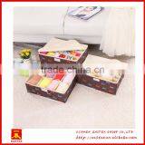 High Quality Oxford Cloth Socks/bra/briefs Storage Box 3 Pcs a Set thumbnail-1
